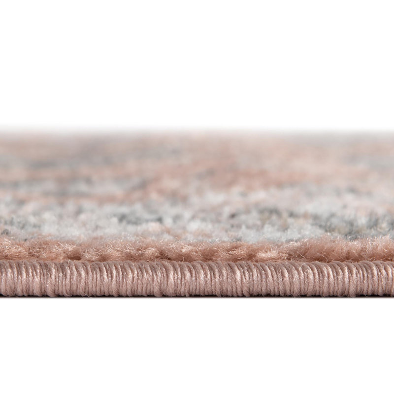 Lark Manor Arenas Performance Pink/Gray Rug Wayfair